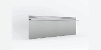 Скрытый плинтус LACONISTIQ REGULAR, под подсветку, без покрытия (80х13х3000мм)